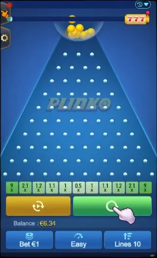 Prós e contras do Plinko